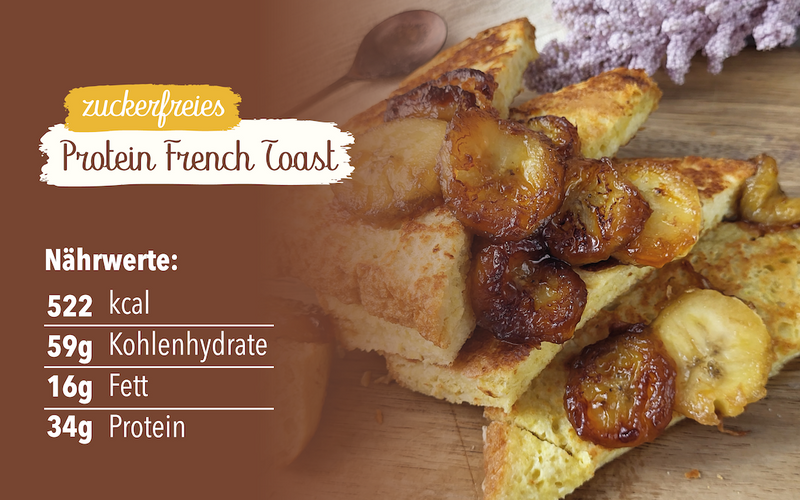 Zuckerfreies Protein French Toast