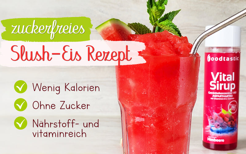 Zuckerfreies Slush-Eis Rezept