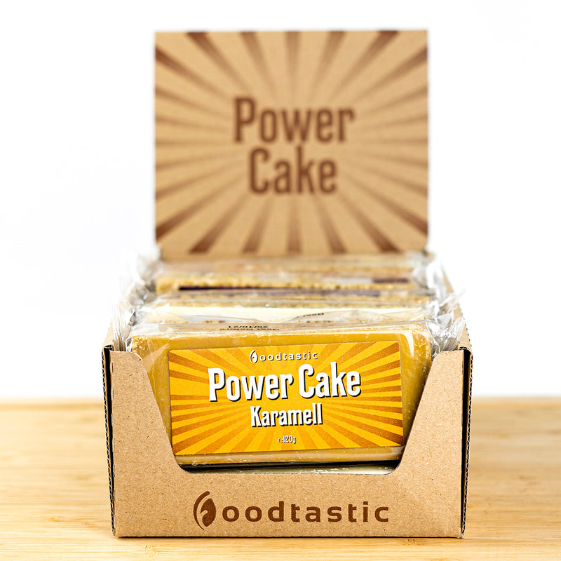 Foodtastic Power Cake 120g Karamell
